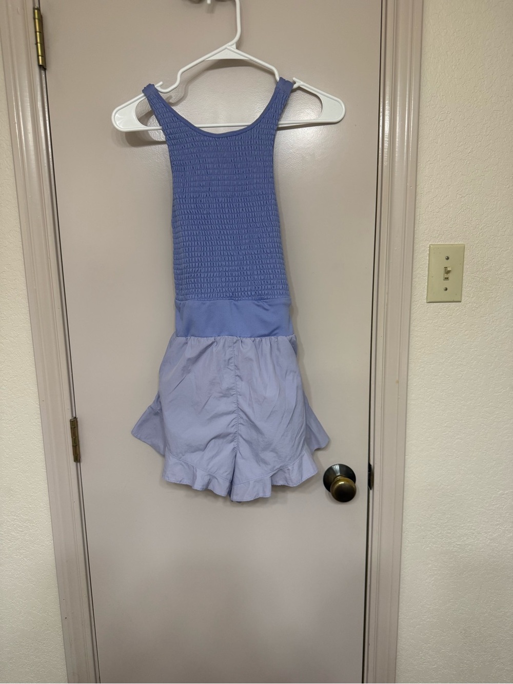 FP Movement by Free People Lavender Smocked Halter Romper - Picture 2 of 5